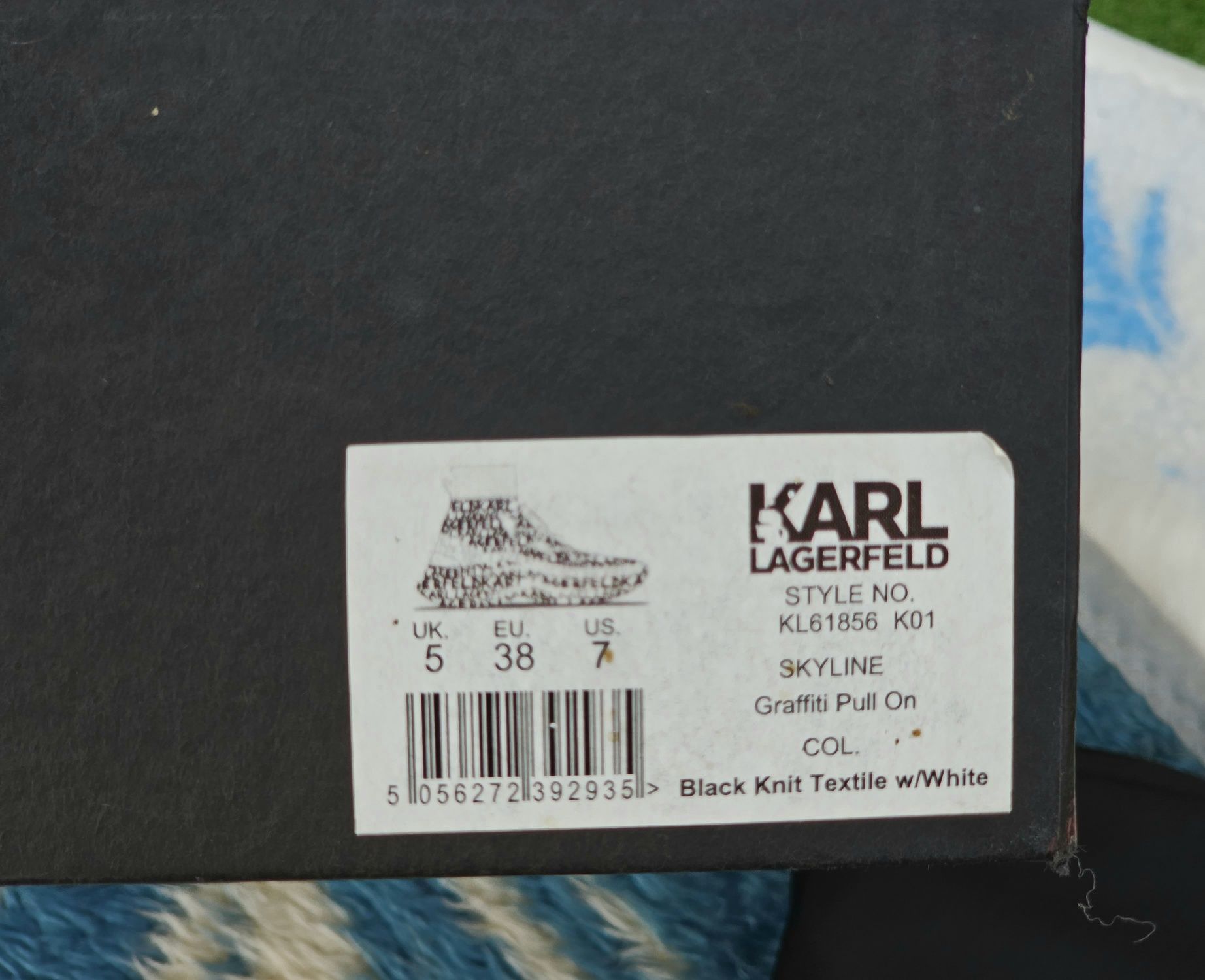 Karl Lagerfeld оригинални дамски високи сникърси 38 номер