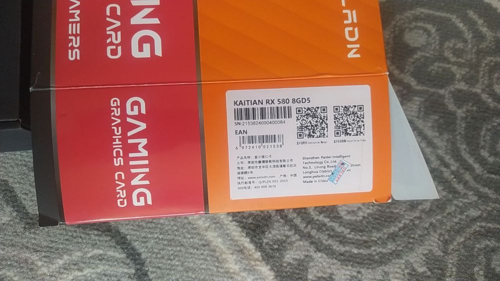 RX 580 8gb.