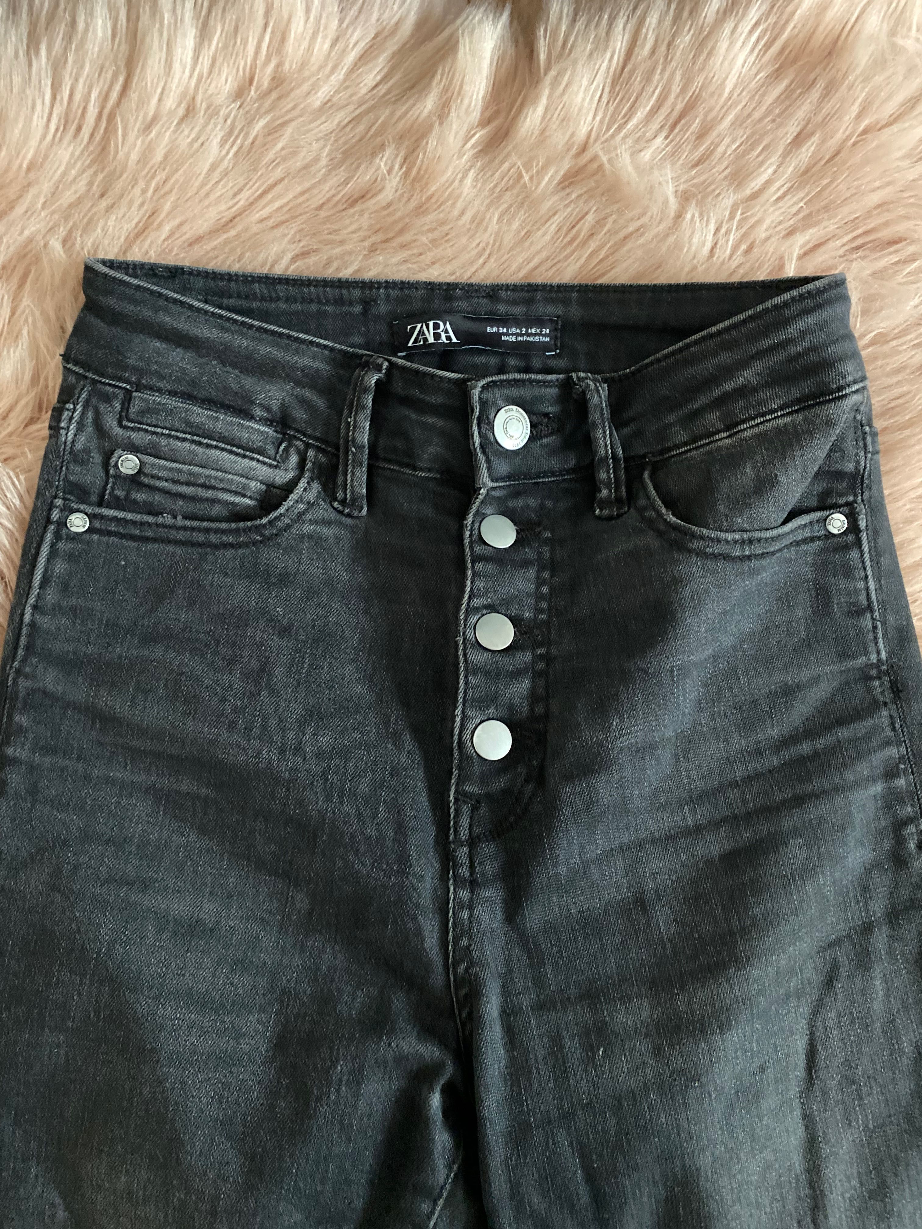 Blugi Zara skinny gri