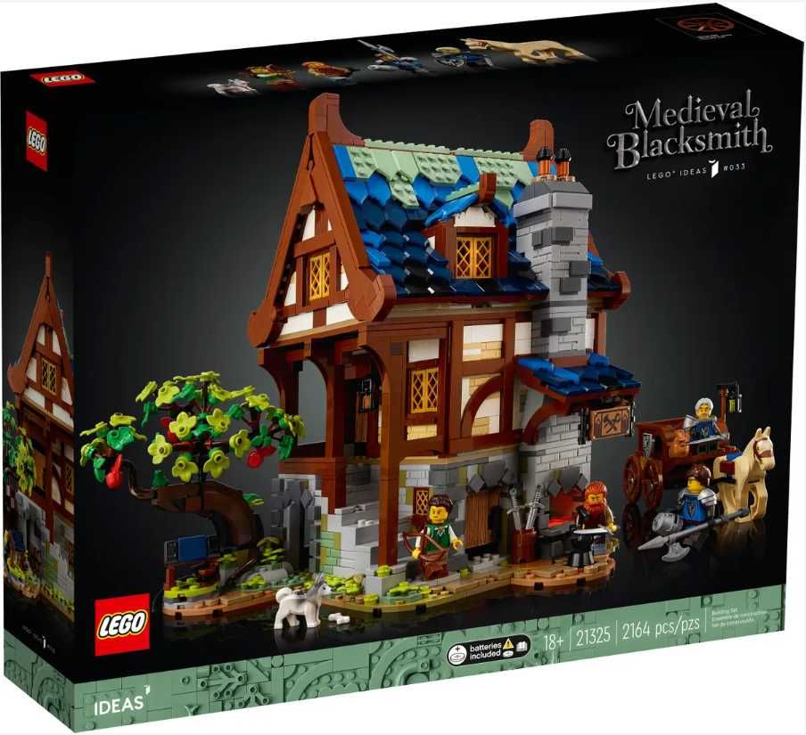 LEGO IDEAS Medieval Blacksmith 21325 [original] [sigilat] [2021]