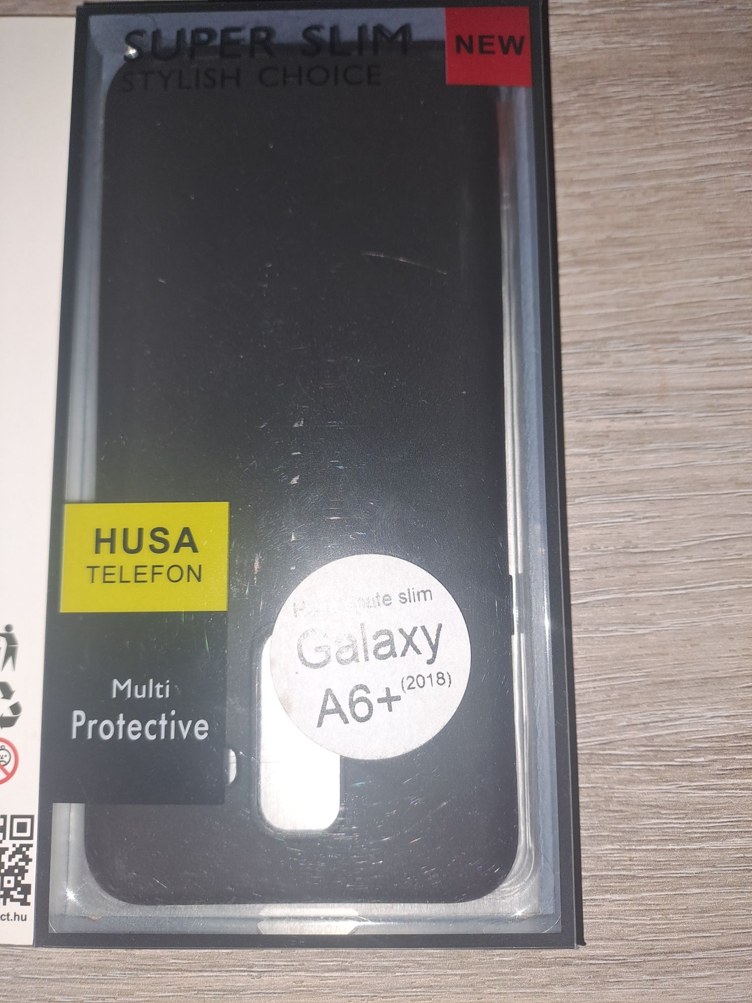 Husa și folie protecție pentru Samsung a6plus.