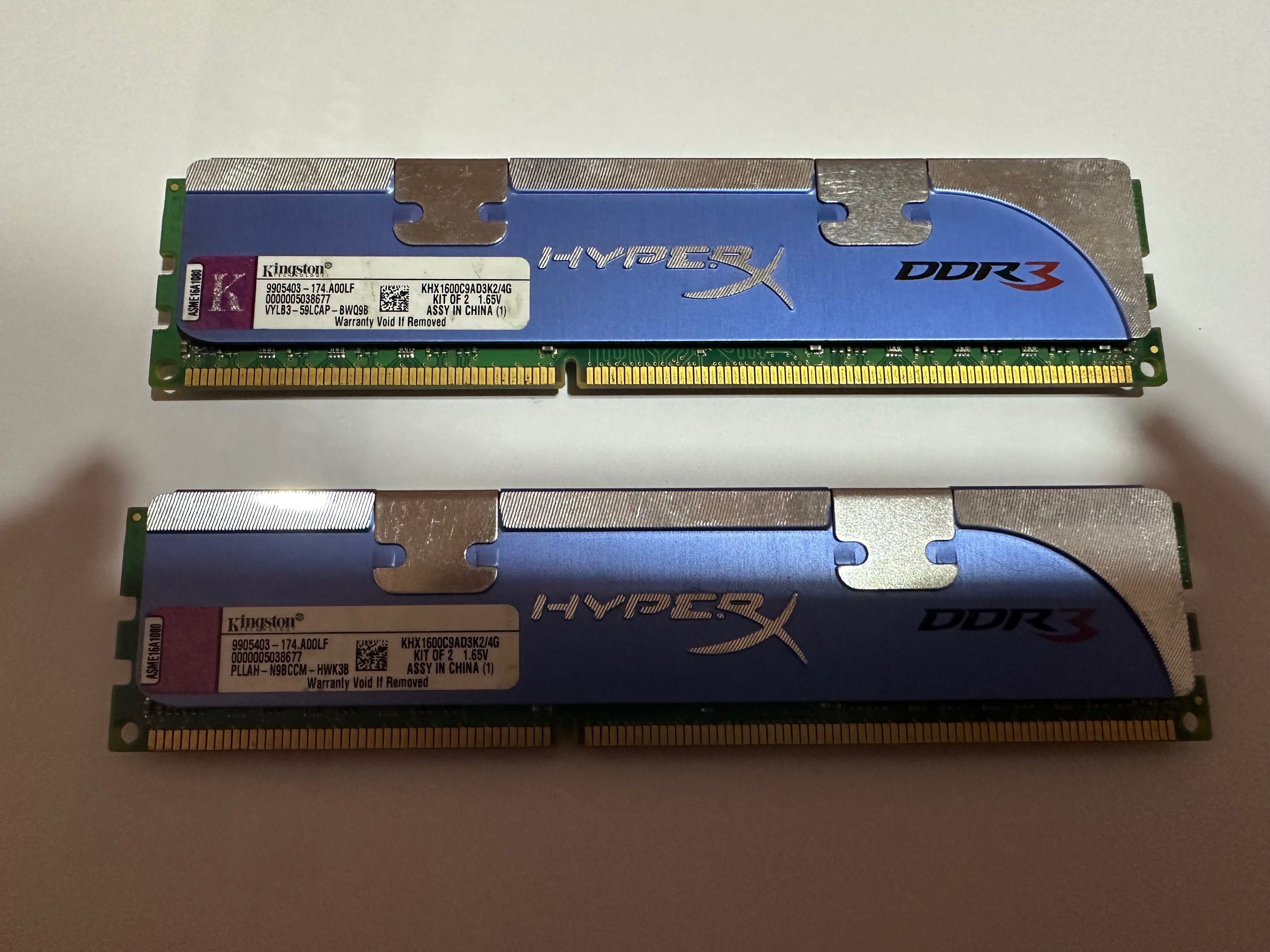 RAM Kingaton hyperx 8GB DDR 3