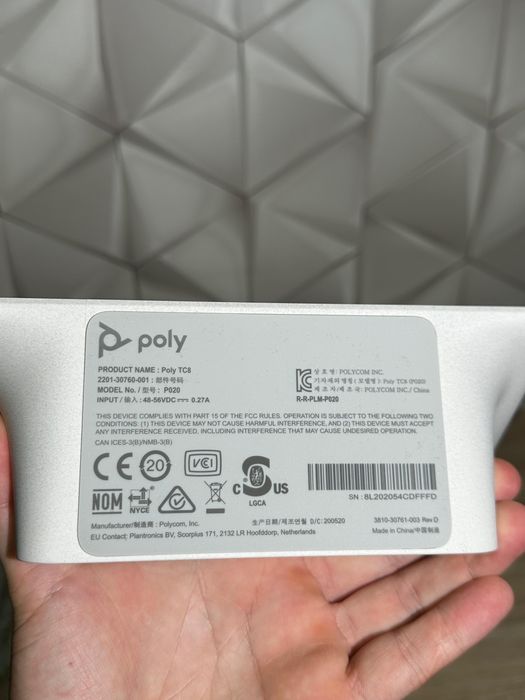 Kit videoconferinta Poly Studio X50 + tableta TC8 NOU !