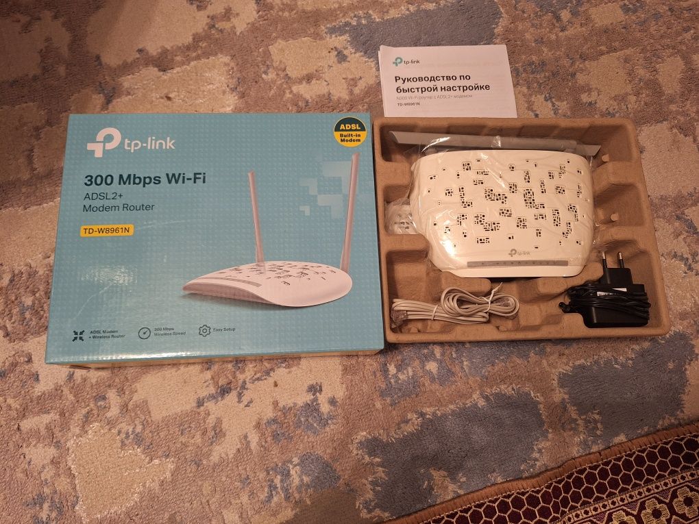 Wi Fi poутер с модемом tp-link в отличном состояний