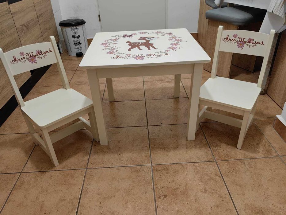 masuta copii plus 2 sacaune