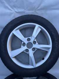 Jante aliaj originale Audi Vw r16 5x112 cu cauciucuri 205/55/16 iarna