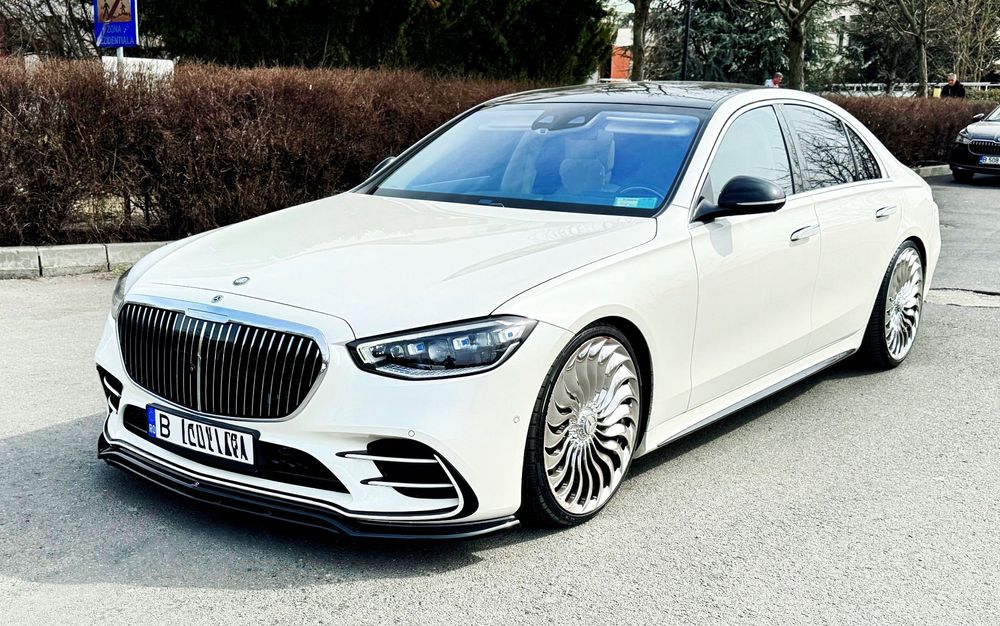 Mercedes-Benz S S500 AMG 4Matic Alb Full Jante 22” Burm 4D Nappa Bej Pano
