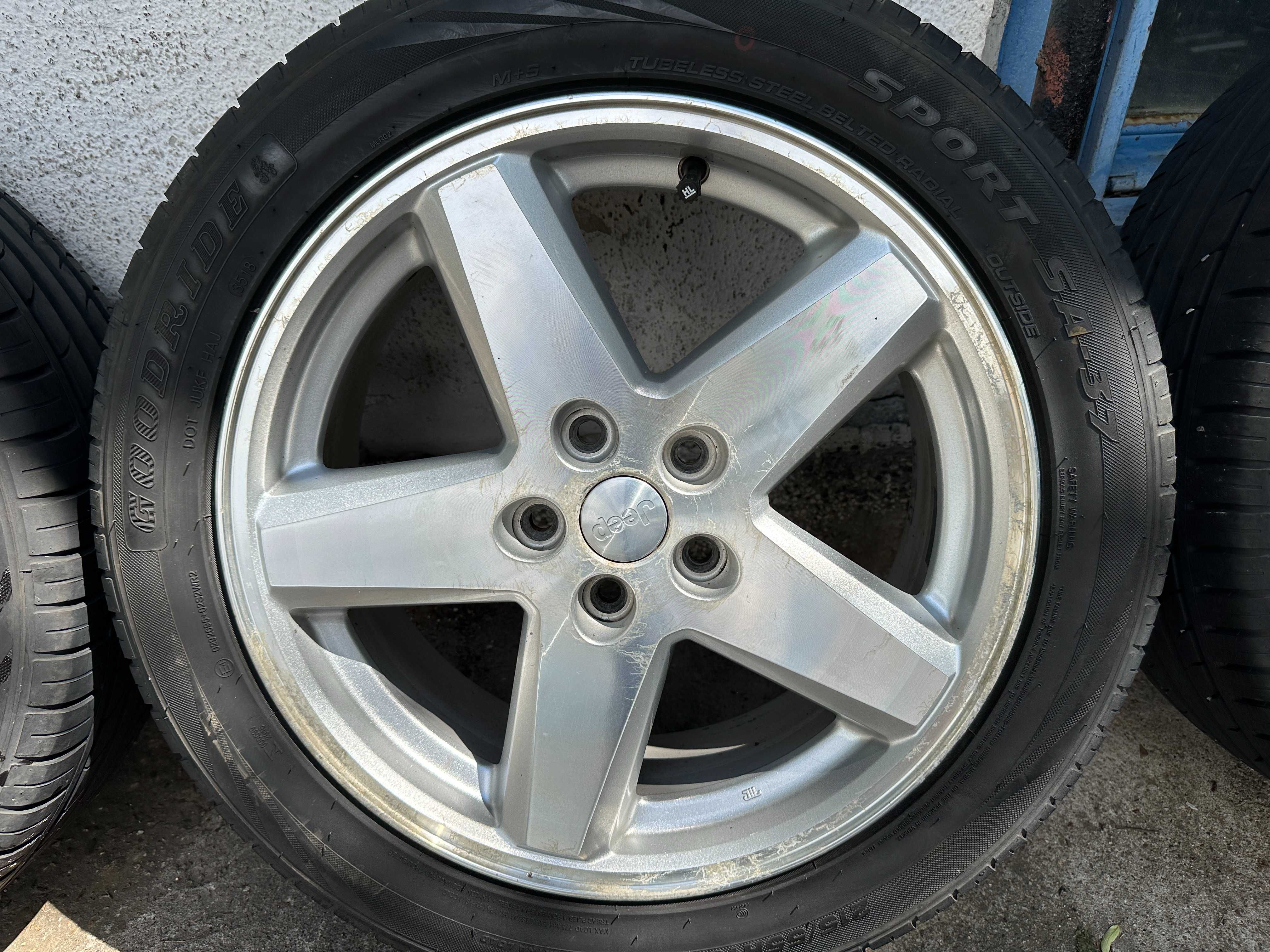 4бр. ОЕМ лети джанти 18" 5х114.3 Jeep Hyundai Kia Nissan Honda Toyota