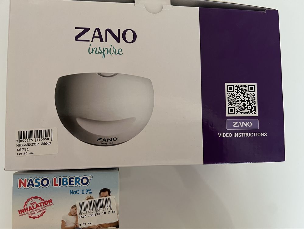 Инхалатор - ZANO Чисто нов