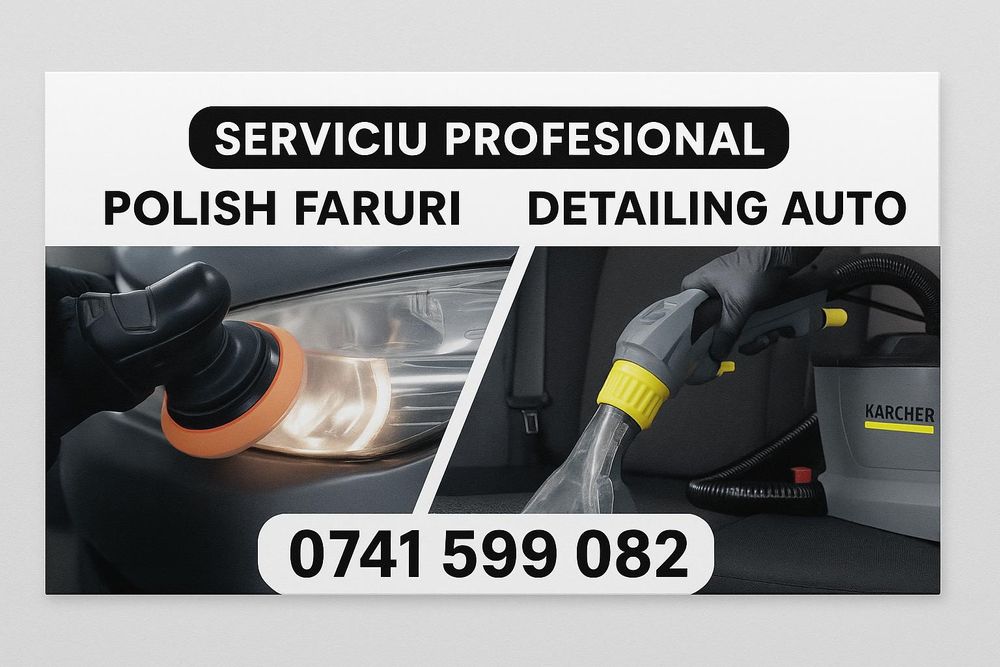 Polish faruri / detailing auto