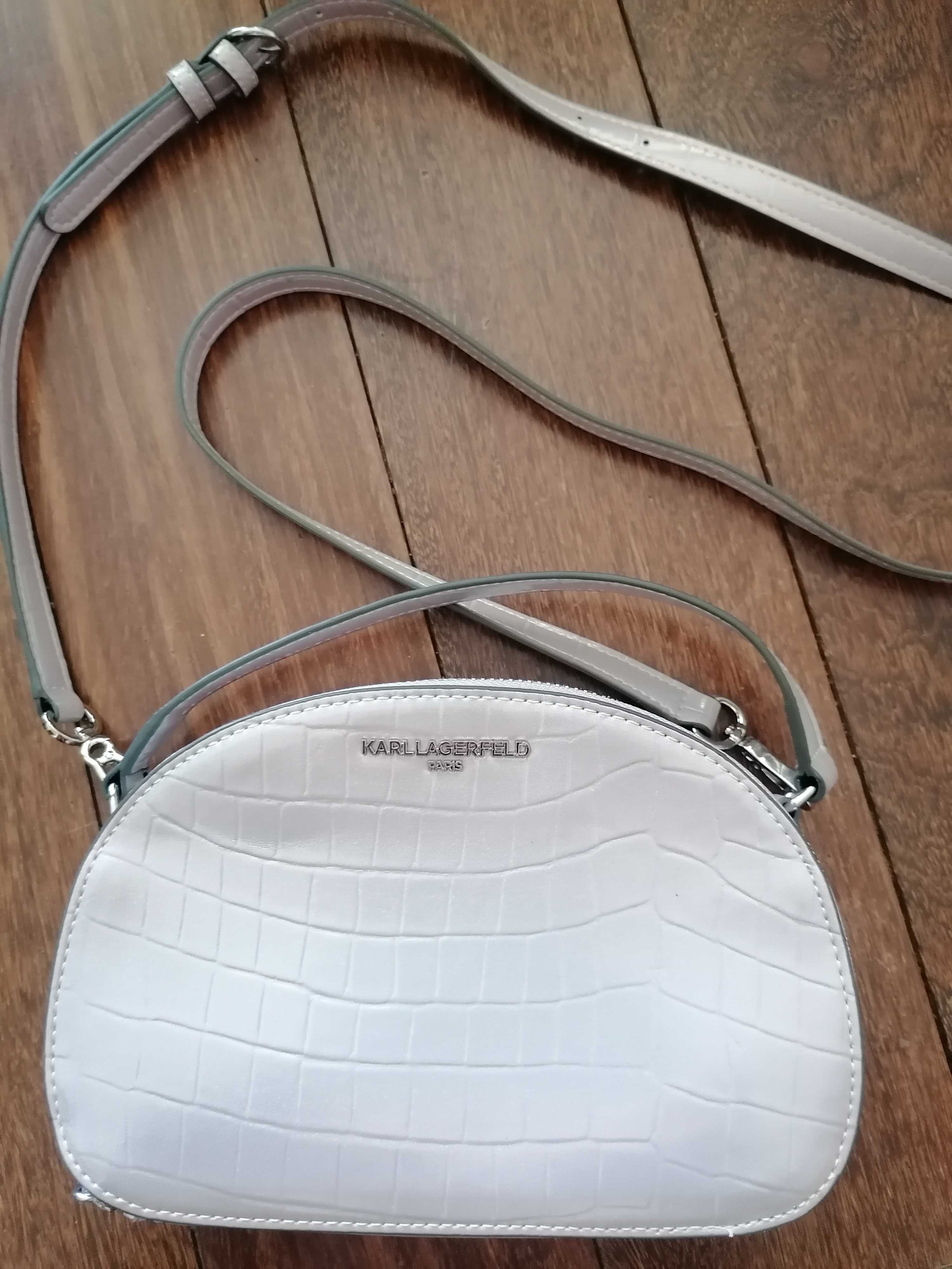 Чанта Karl Lagerfeld Paris Maybelle Crossbody Handbag Iridescent Pink