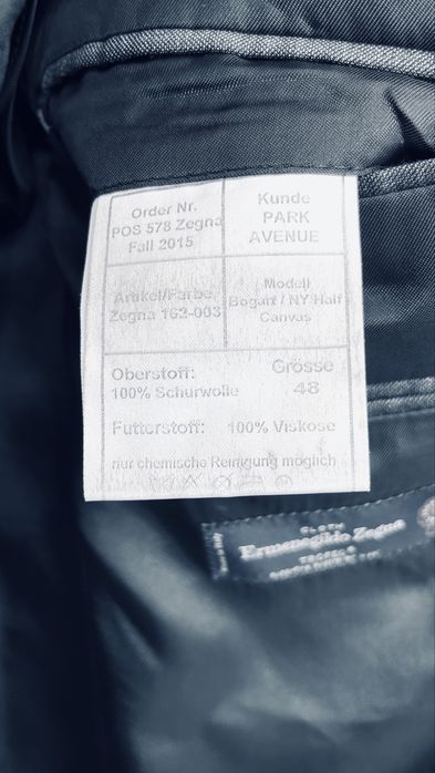 Сако Ermenegildo Zegna - ултра лукс и съвършен силует