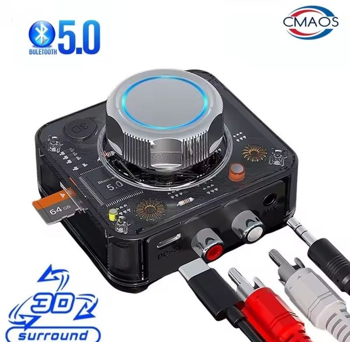 Receptor audio bluetooth Stereo și efect de sunet 3D Surround