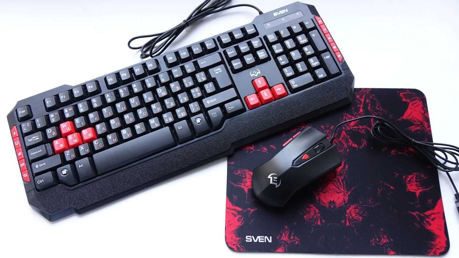 продам новый игровой набор SVEN GS-9000/клавиатура, мышь и коврик