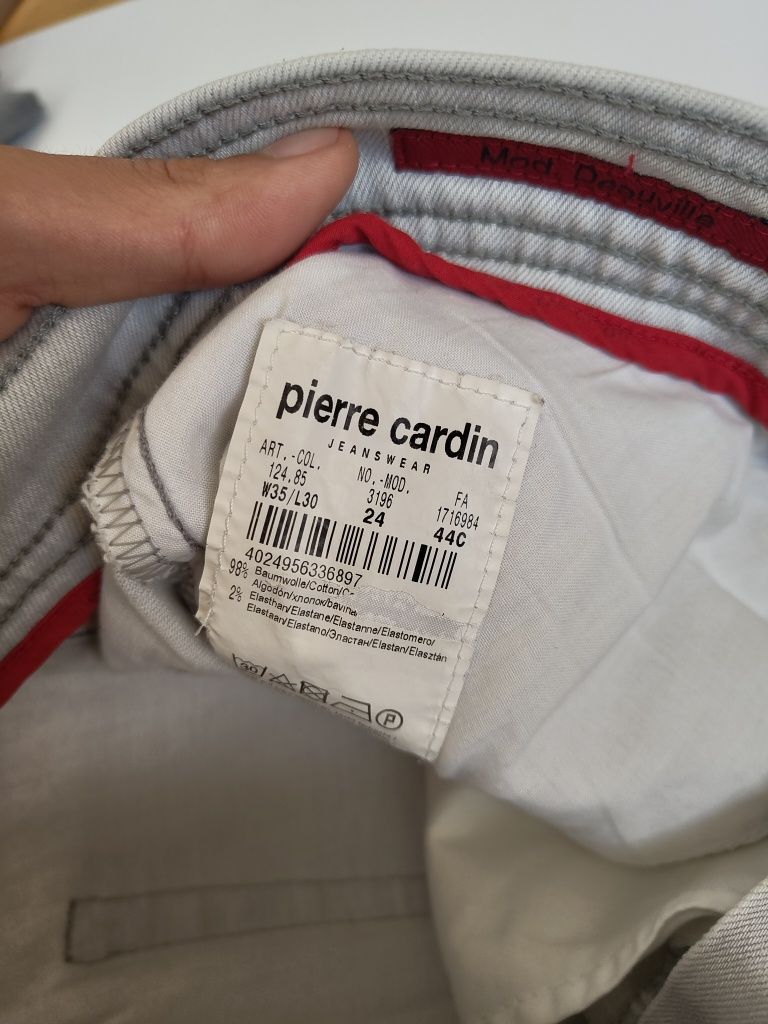 Blugi Jeans de barbati gri Pierre cardin mărimea XL Japan denim