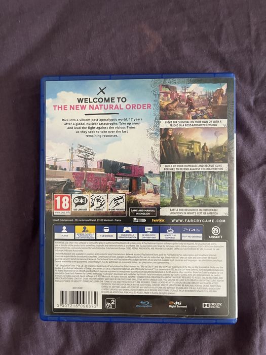 Farcry5 New Dawn ps4