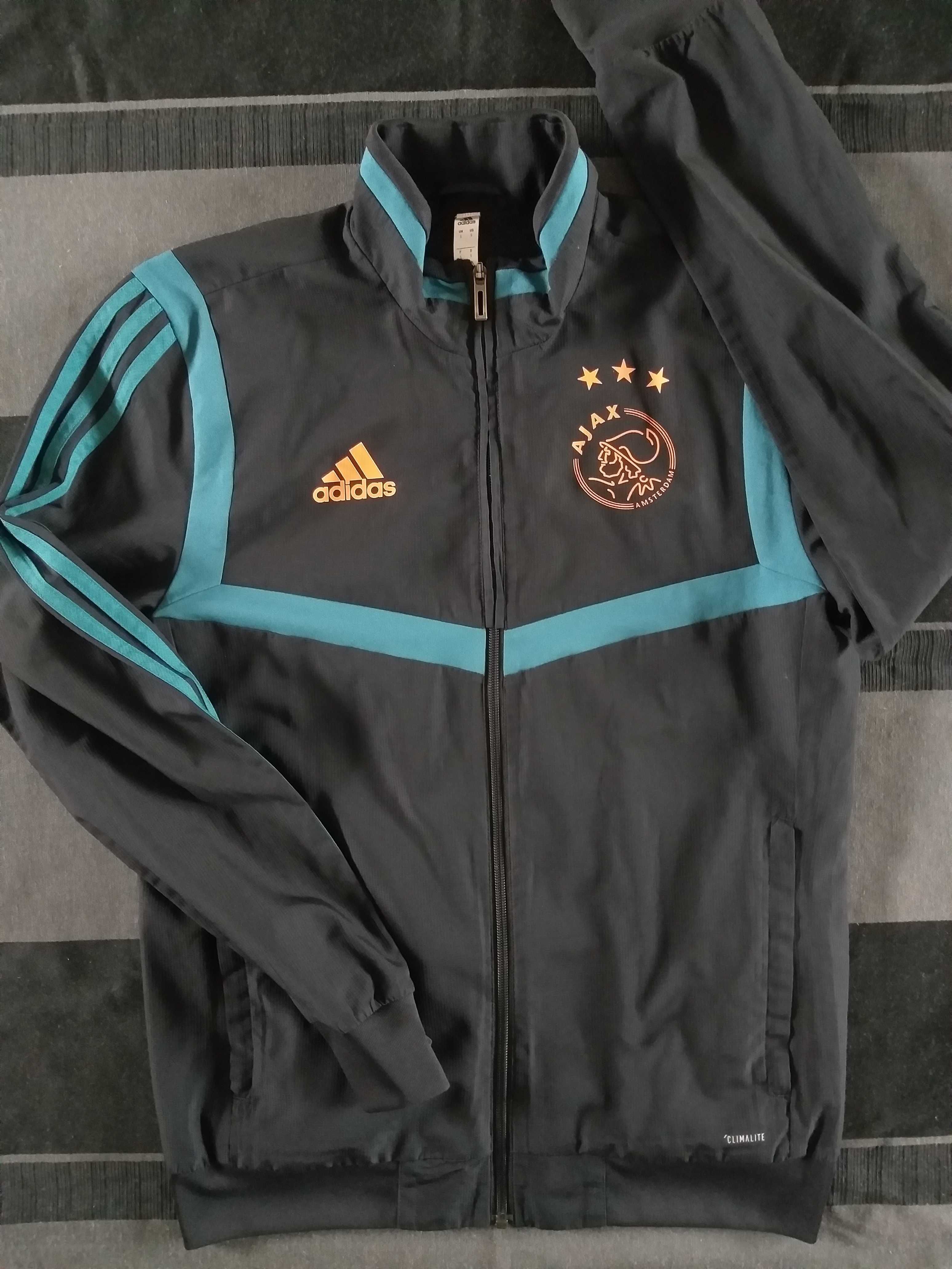 adidas ajax amsterdam trak jacket - футболно горнище