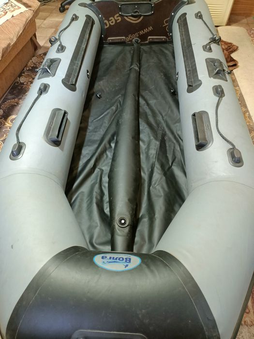 лодка ПВХ 310 с мотор 5  15