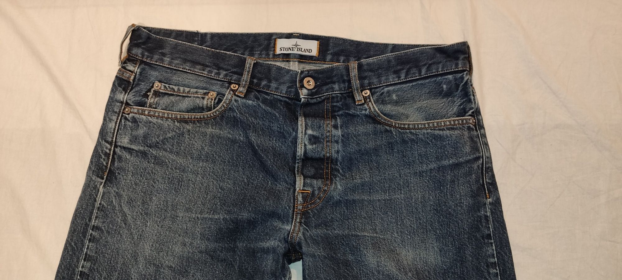 Blugi jeans Stone Island W34/L34 Tipe:RE-T regular fit pantaloni