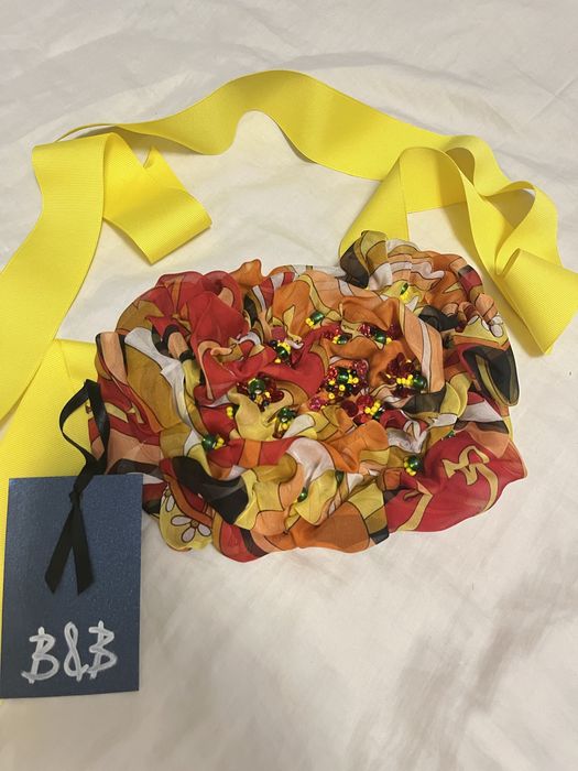 Пояс-аксессуар ручной работы с этикеткой