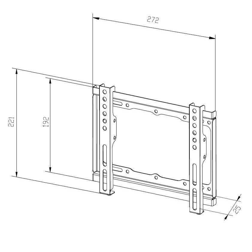 стойка за телевизор , TV Mount - SF1 - , 17"-42", 20 kg - усилена