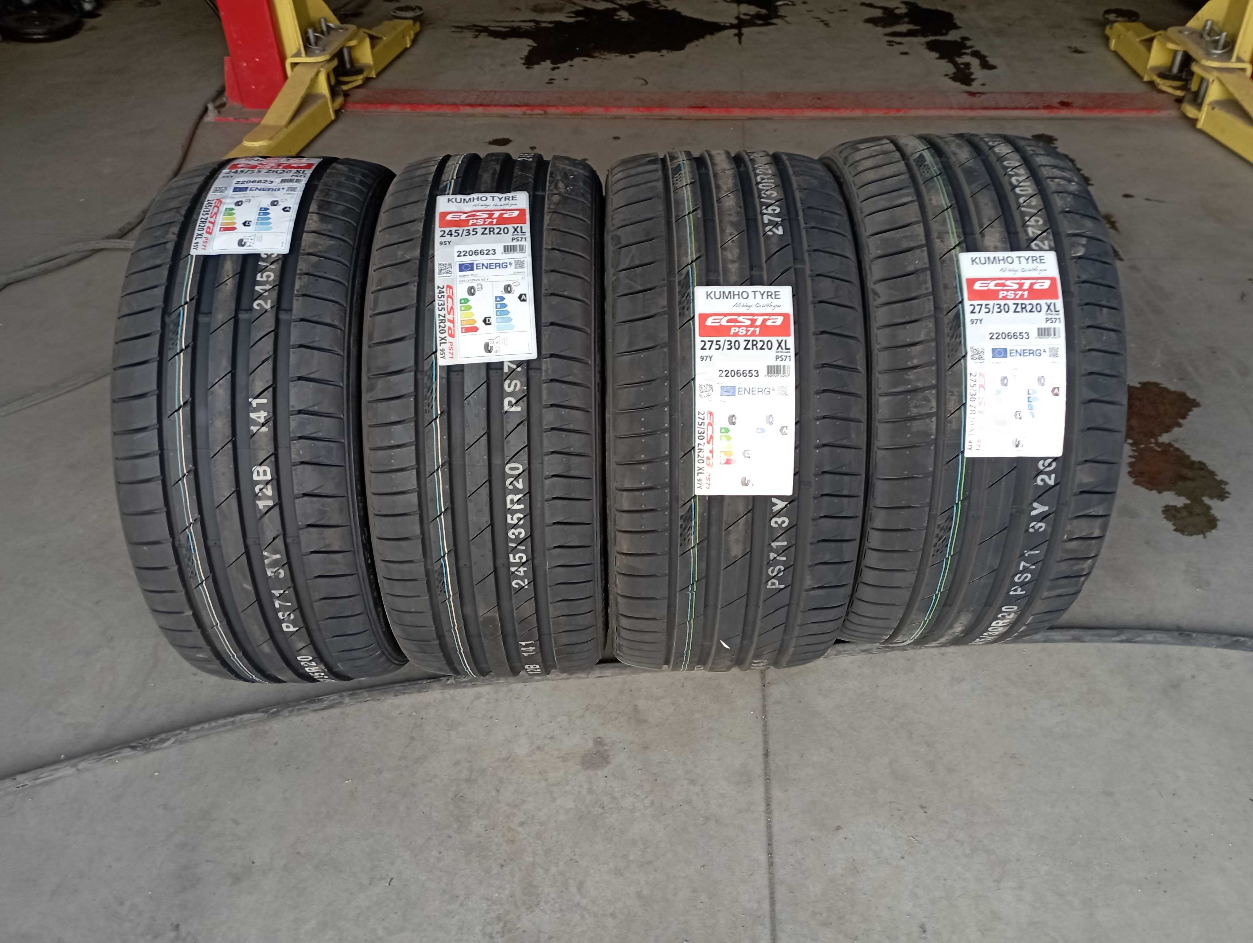 Set Anvelope Kumho 275/30/20 Cu 245/35/20 Noi De Vara