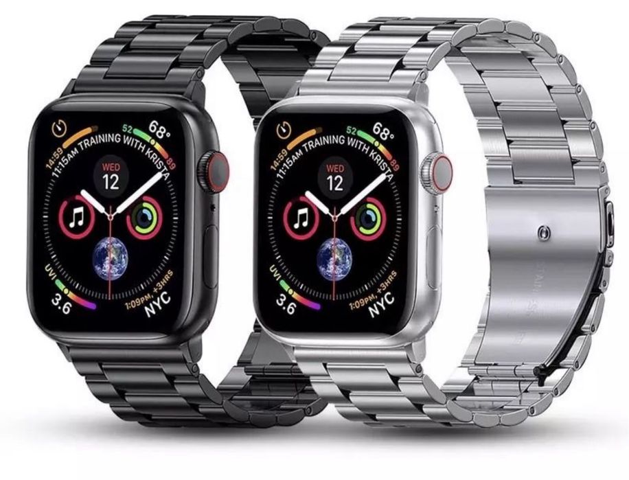 Curea Husa Folie Bratara Zale Otel Clips Incarcator Ceas Apple Watch
