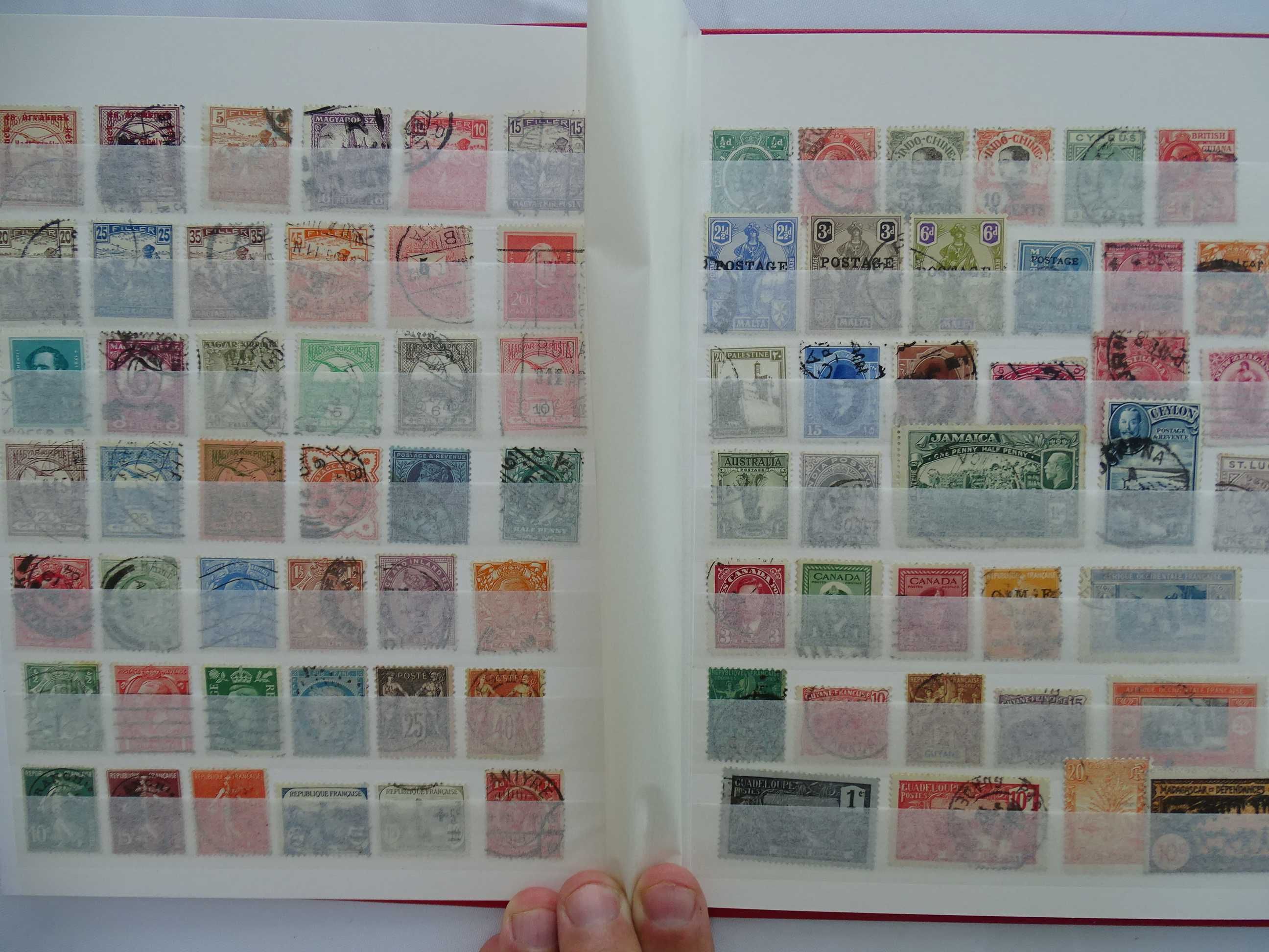 Clasor cu timbre stampilate / colonii , Vechi 1900-1945 (Lot 91)