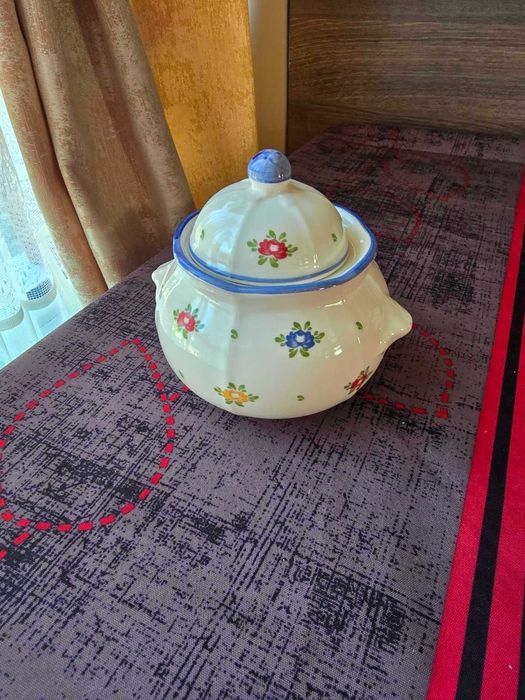 Винтидж буркан/захарница от Zeller Fayencerie, Германия