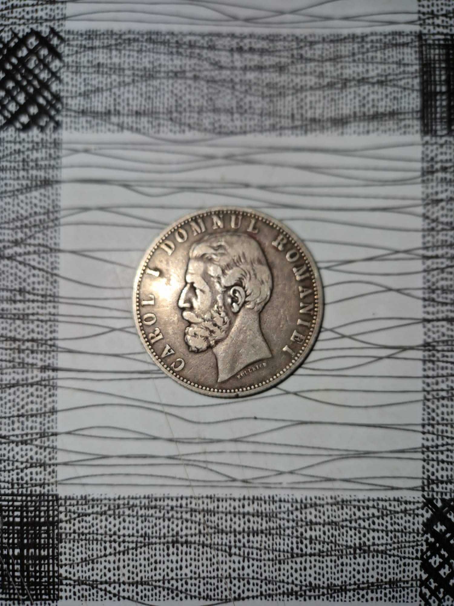 Monedă Carol 1 din 1881