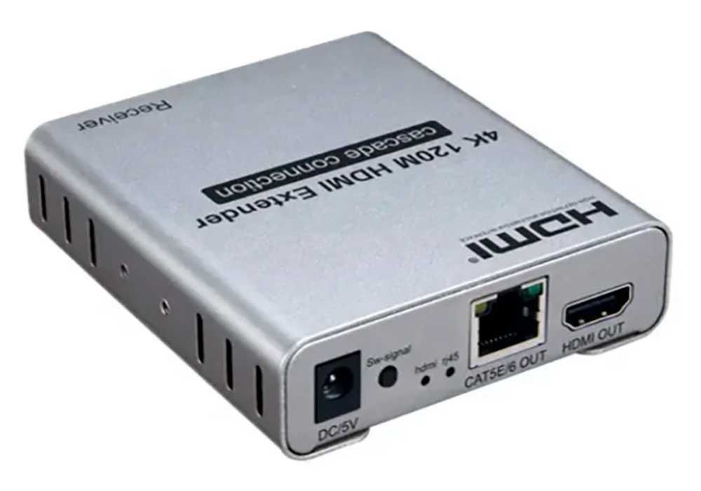 Удлинитель(extender) HDMI сигнала по витой паре UTP до 120 метров
