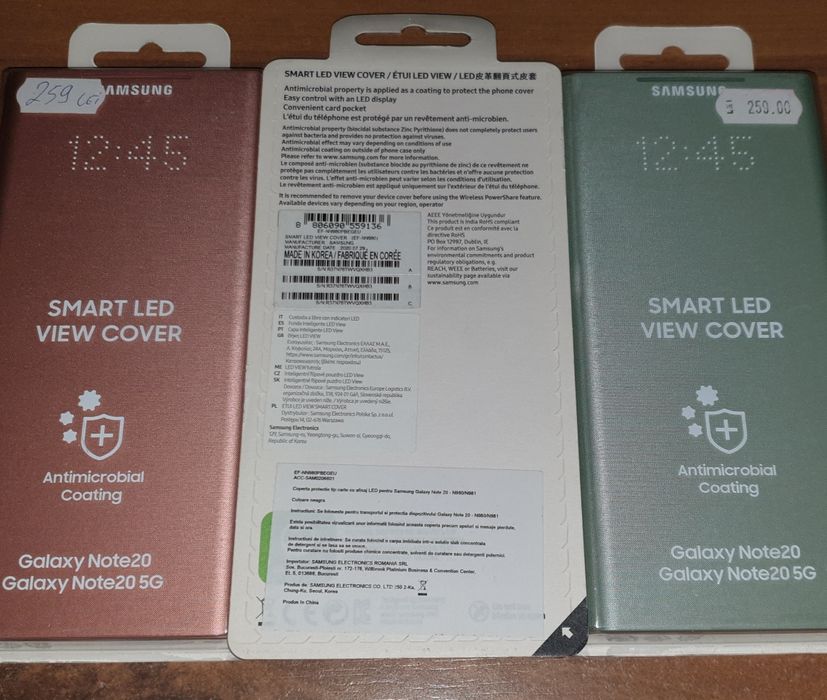 Husa activa originala Samsung Smart Led View Cover Note20 Note 20 5G