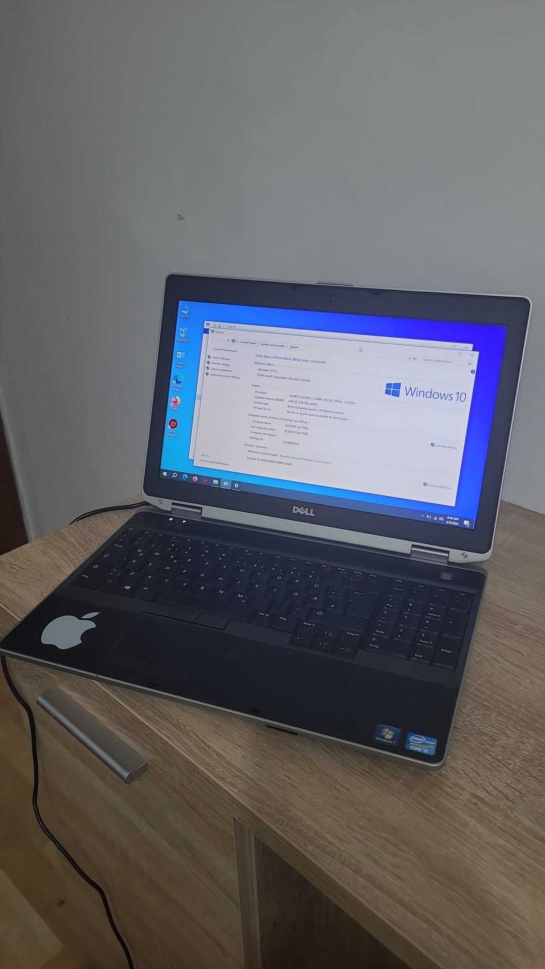 Laptop DELL E6530 intel i5-3340M functional hdd 1tb