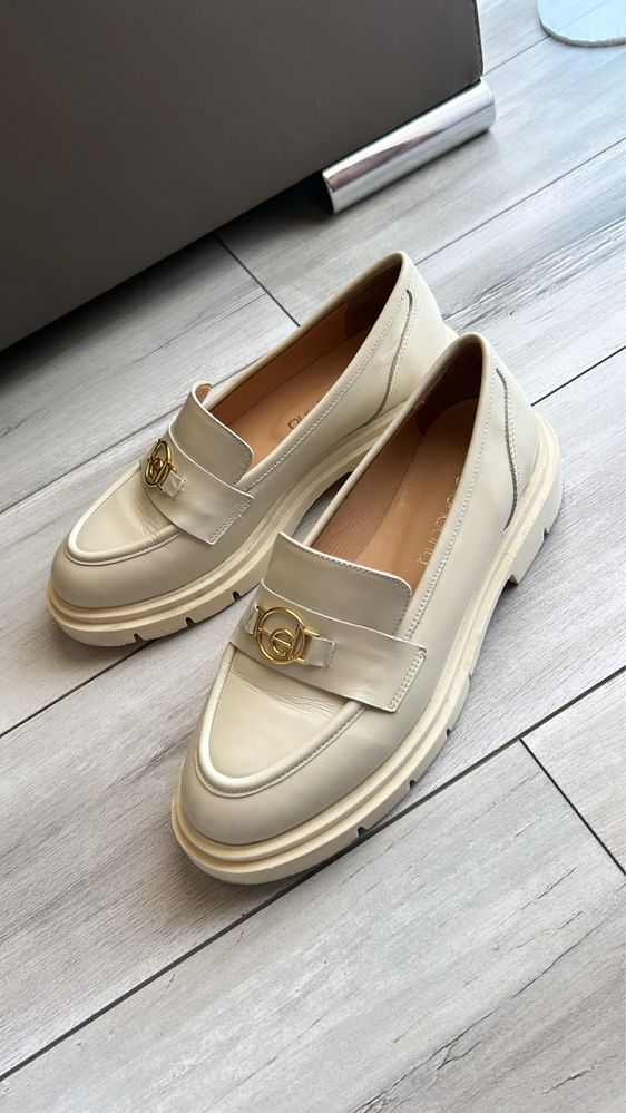 Mocasini dama bej/crem 39