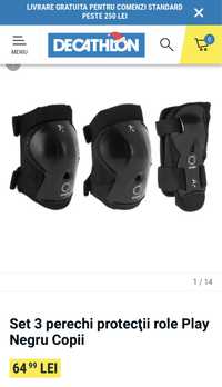 Set protectie trotineta/bicicleta/ role, marimea S -Decathlon