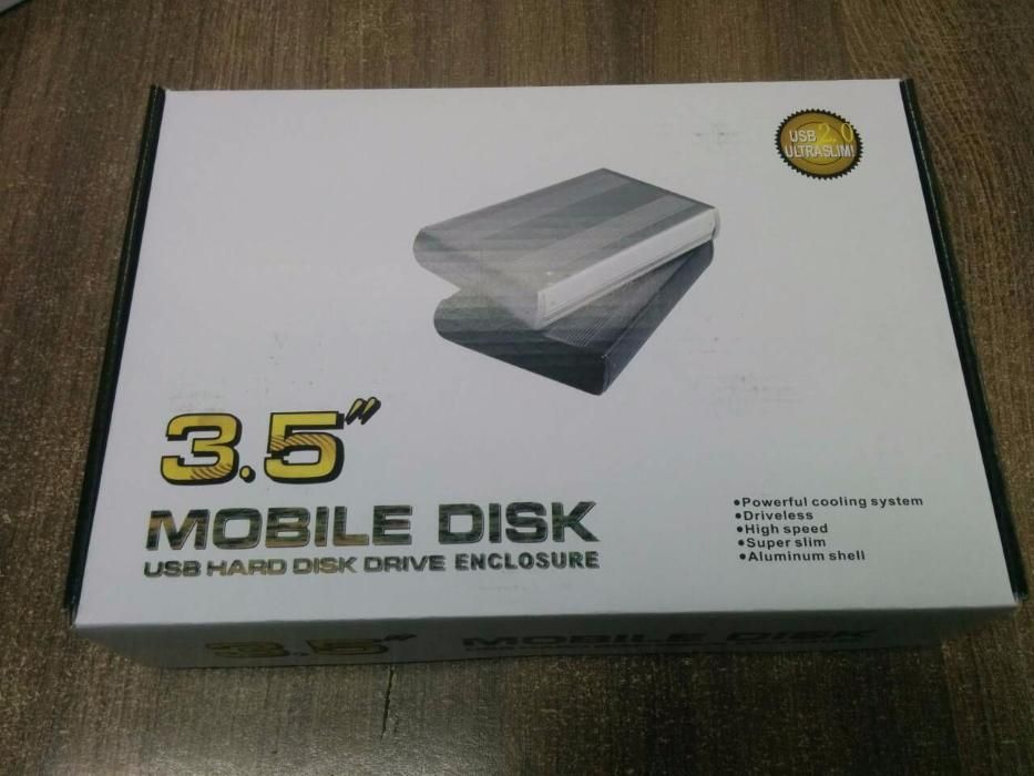 Кутия за 3,5" хард диск SATA USB 2.0