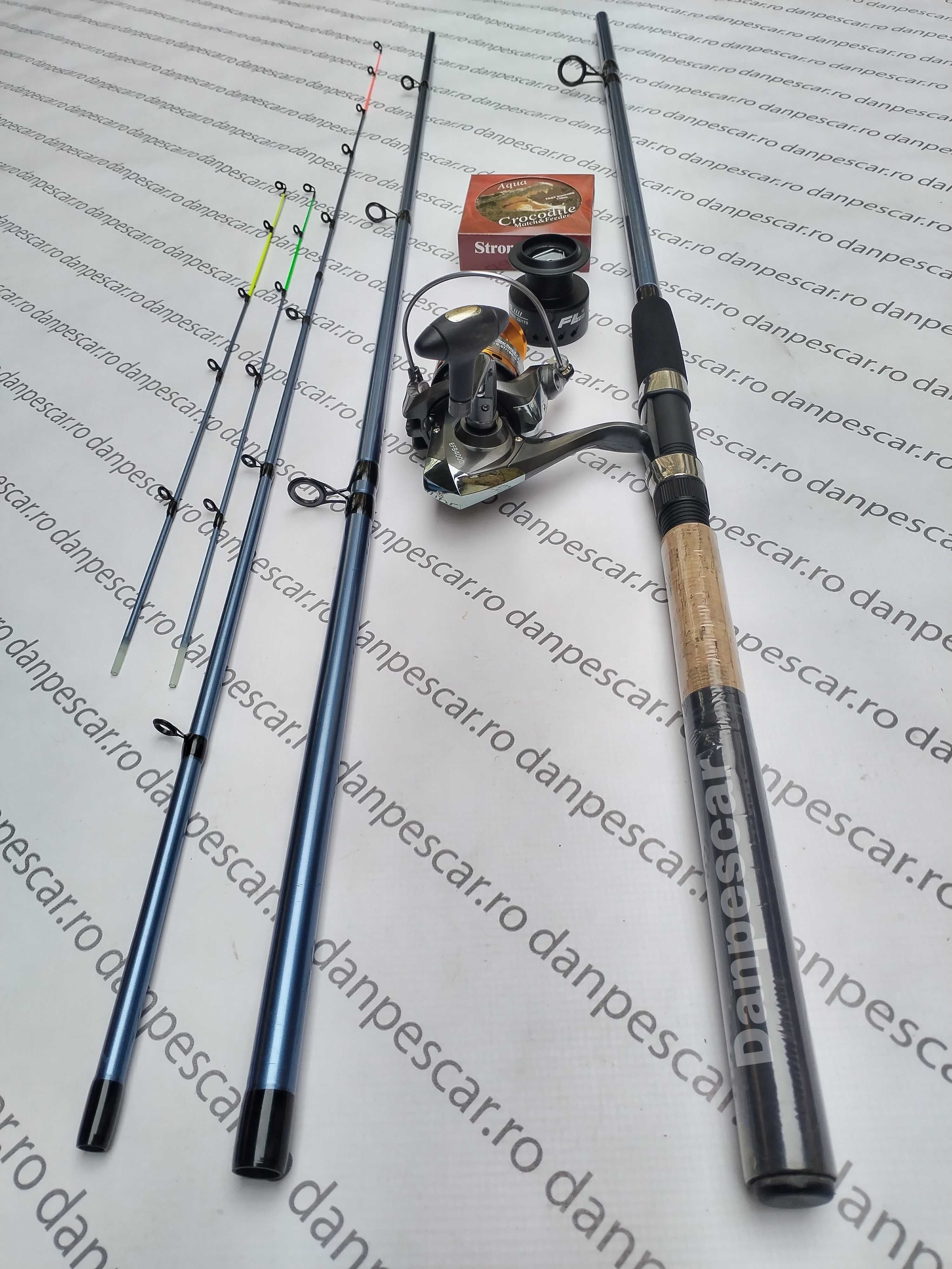 SET Lanseta ROBINHAN KOMODO Feeder 3m + Mulineta FL EFB4000 si150m fir