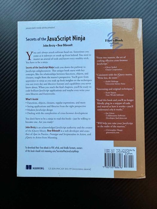 Книга Secrets of the JavaScript Ninja