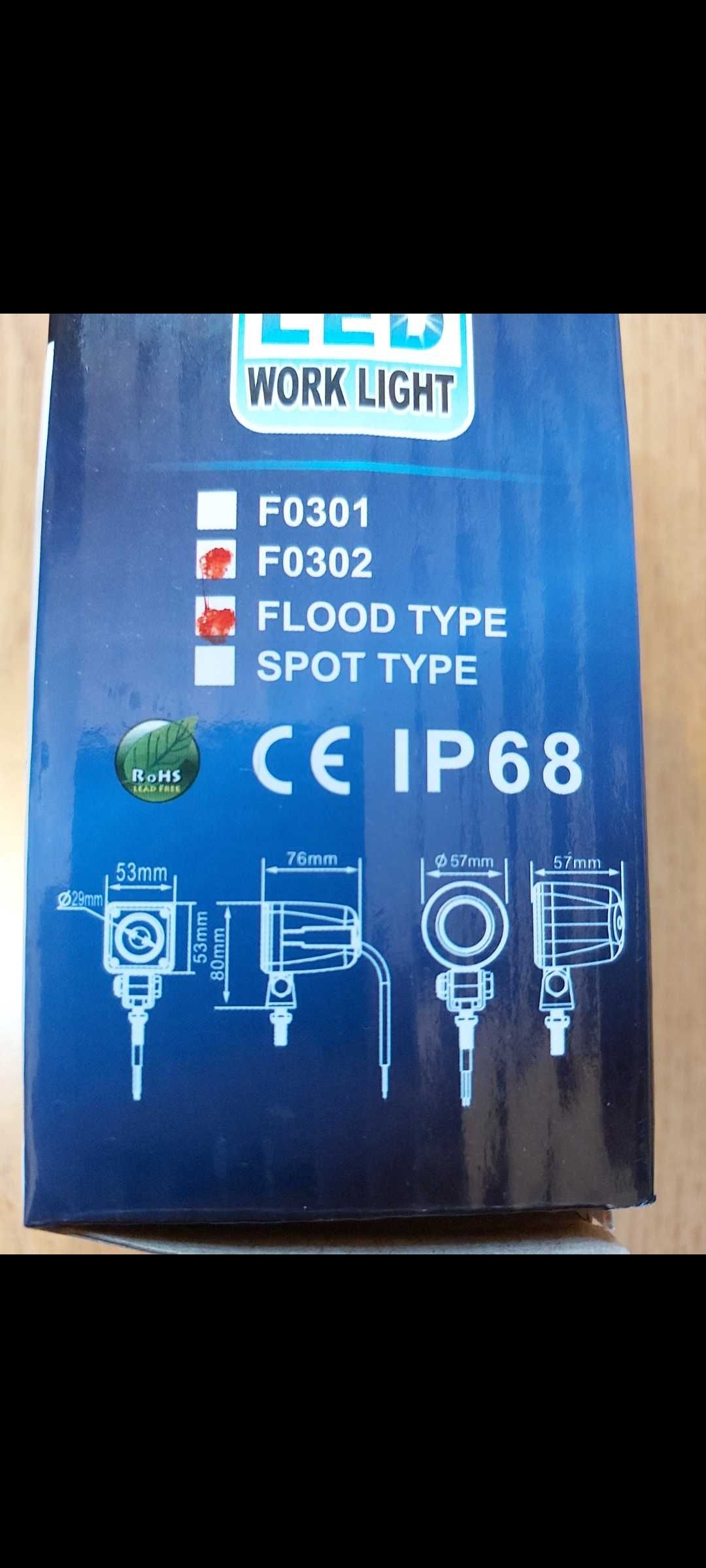 LED Фар водоустойчив IP68