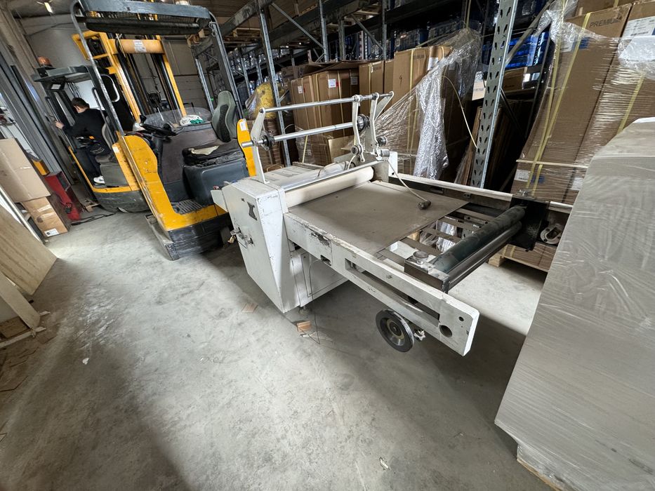 Masina plastifiat la cald, folie lucios/mat/auriu/argintiu.