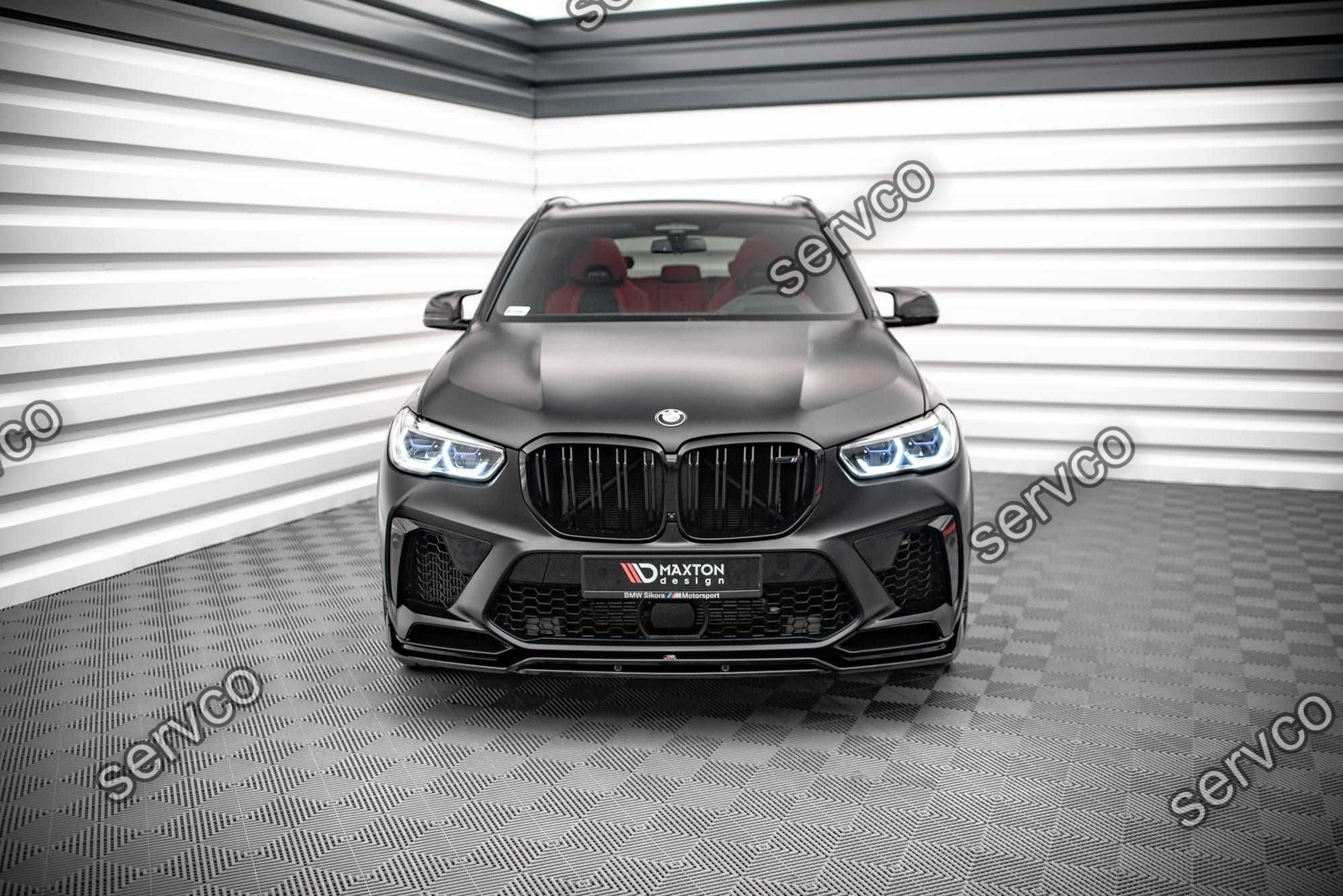 Prelungire splitter bara fata Bmw X5M F95 2018- v3 - Maxton Design