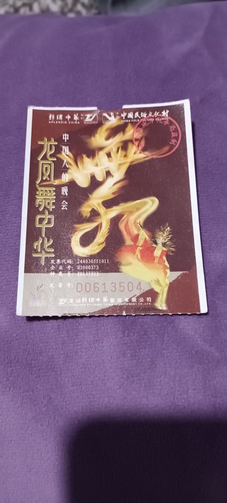 Билет Китай концерт