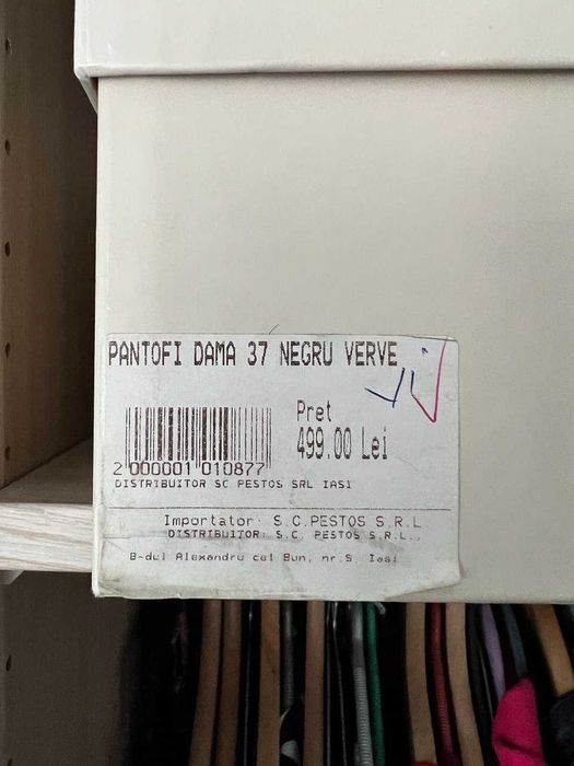 Pantofi piele negri IlPasso