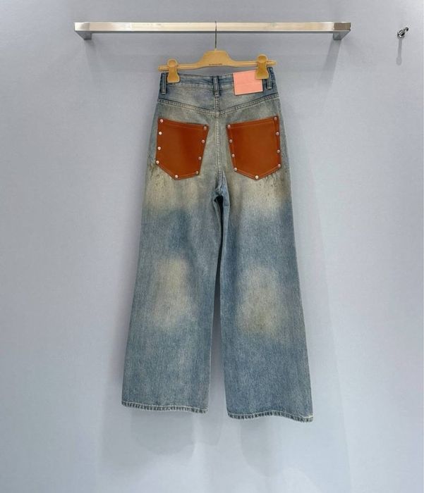 Дънки Acne studio alexander wang mugler loewe alaia chrome hearts