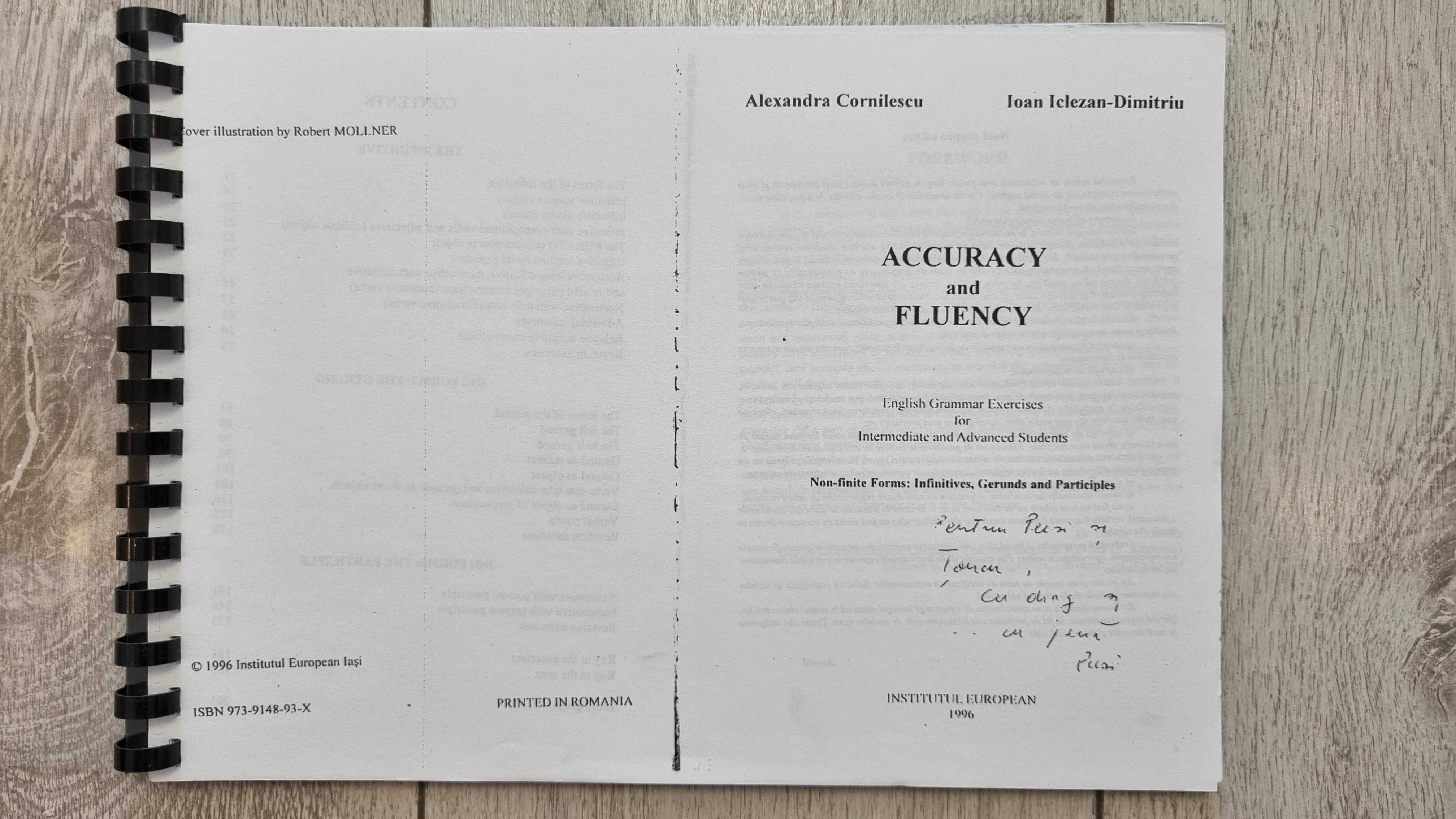 Accuracy and Fluency (Alexandra Cornilescu, Ioan Iclezan-Dimitriu)