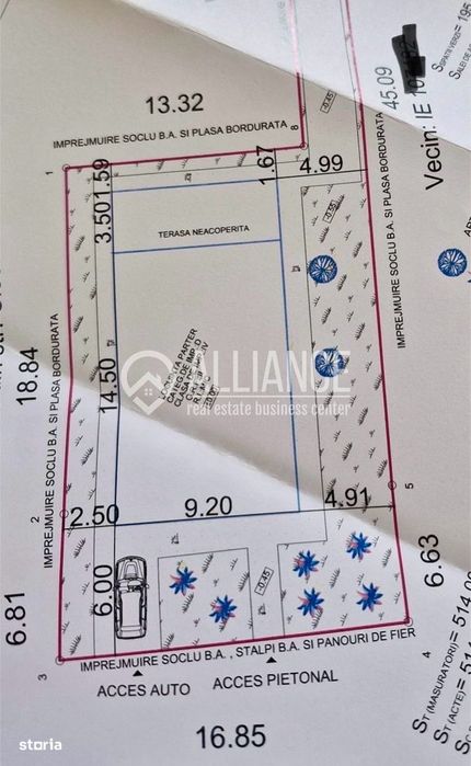 Cumpăna (cod 07) Casă 4 camere cu teren de 515 mp