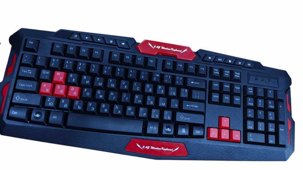 Геймърска безжична клавиатура и мишка HK8100 2.4G