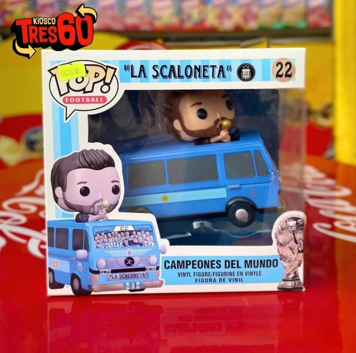 Funko Pop Фигурка футболист Messi La Scaloneta, Фънко Поп Фигурка Меси