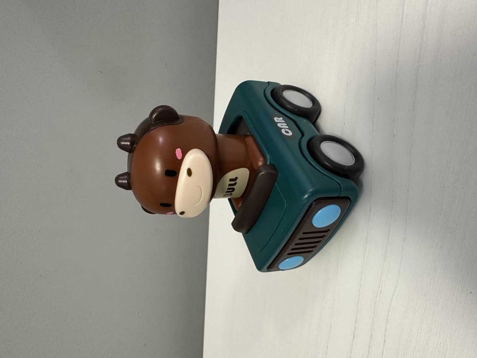 Jucarie Masina curse cu animale VERDE