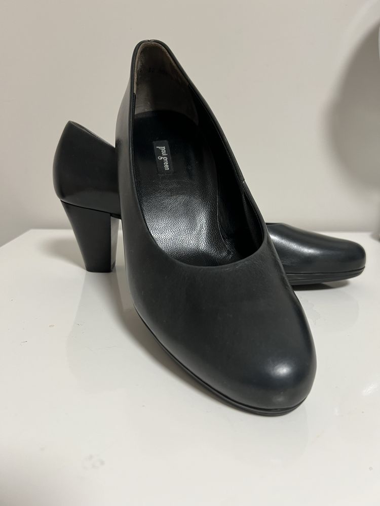 Кожени обувки на висок ток YSL Zara LBD